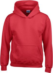 Gildan GI18500B - Sweat-Shirt Capuche Enfant Rouge