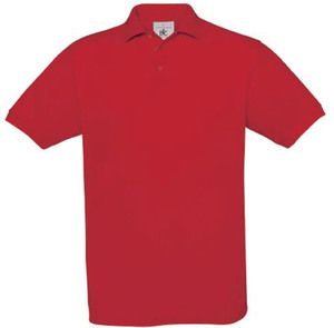 B&C CGSAF - Polo Piqué Homme Rouge