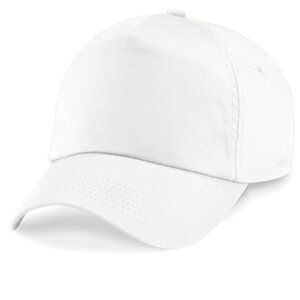 Beechfield B10 - Casquette Original 5 Panneaux 100% Coton Blanc