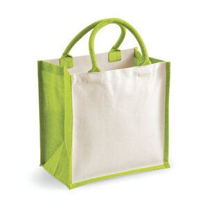 Westford Mill WM421 - Sac en Toile de Jute et Coton Apple Green