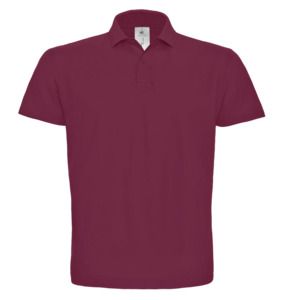 B&C CGPUI10 - Polo à Manches Courtes pour Homme Wine