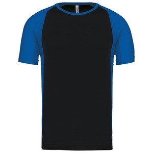 ProAct PA467 - T-SHIRT BICOLORE SPORT MANCHES COURTES UNISEXE