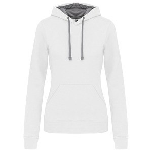 Kariban K465 - Sweat-shirt capuche contrastée femme