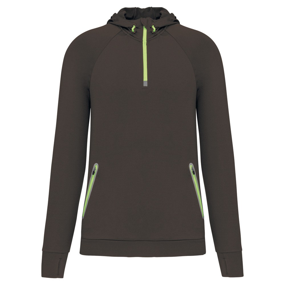 Proact PA360 - Sweatshirt capuche 1/4 zip sport