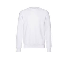 Fruit of the Loom SC250 - Sweatshirt Manches Droites Blanc