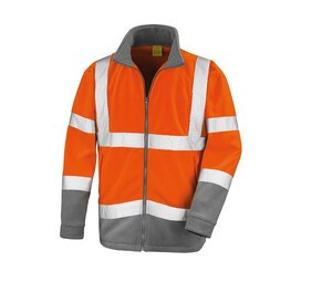 Result RS329 - Veste Micropolaire Haute Visibilité