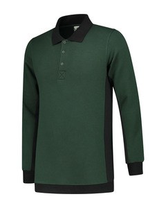 Lemon & Soda LEM4700 - Polo-Sweat Workwear Forest Green/BK