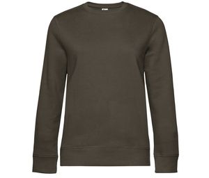 B&C BCW01Q - Sweat manches droites 280 QUEEN Khaki