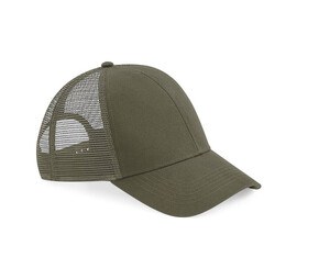 BEECHFIELD BF060 - Casquette filet en coton bio Olive Green