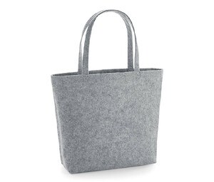 Bag Base BG721 - Sac de courses en feutrine  Gris clair melange