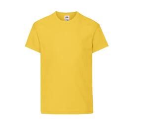 Fruit of the Loom SC1019 - Tee-Shirt Manches Courtes Enfant Sunflower