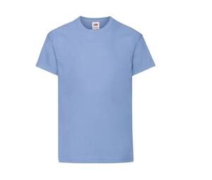 Fruit of the Loom SC1019 - Tee-Shirt Manches Courtes Enfant Sky Blue