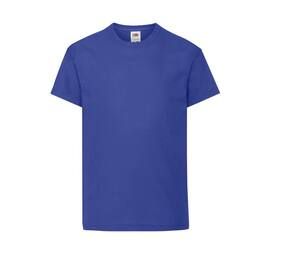 Fruit of the Loom SC1019 - Tee-Shirt Manches Courtes Enfant Royal Blue