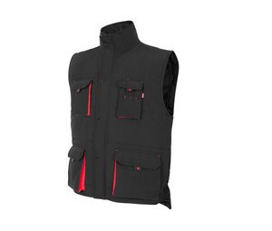 VELILLA V5902 - GILET MATELASSÉ BICOLORE MULTI-POCHES