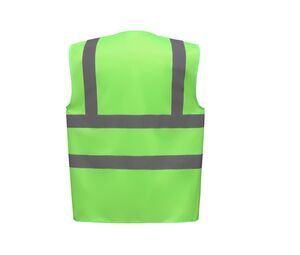 Yoko YK100 - Gilet 2 b&b de haute visibilité (HVW100CH) Lime