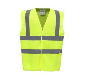 Yoko YK100 - Gilet 2 b&b de haute visibilité (HVW100CH) Hi Vis Yellow