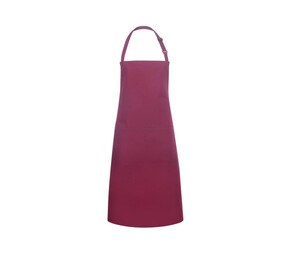 Karlowsky KYBLS5 - Tablier À Bavette Basic Avec Boucle Et Poche Bordeaux