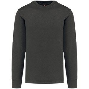 WK. Designed To Work WK4001 - Sweat-shirt à manches montées Dark Grey