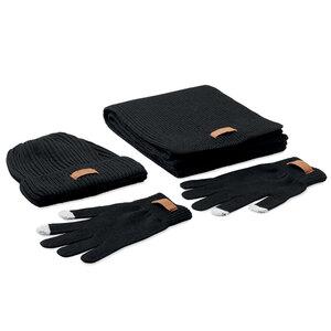 GiftRetail MO6651 - DENALI Set  3 pièces dhiver en RPET