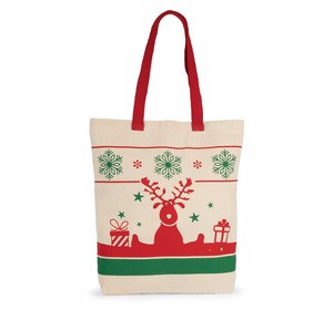 Kimood KI0733 - Sac shopping avec motifs de Noël