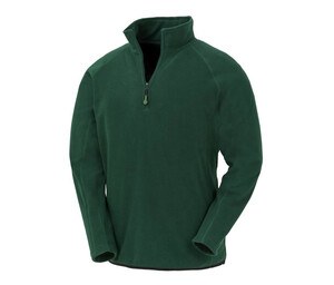 RESULT RS905X - Polaire col zippé en polyester recyclé Forest Green