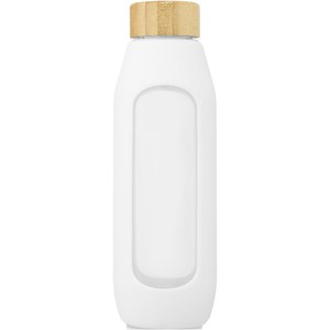 GiftRetail 100666 - Bouteille Tidan de 600 ml en verre borosilicate avec grip en silicone