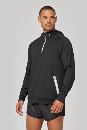 Proact PA360 - Sweatshirt capuche 1/4 zip sport