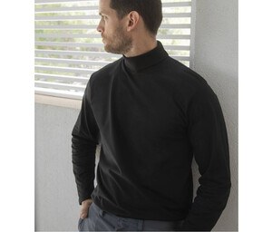 Henbury HY020 - T-Shirt Manches Longues Homme Col Roulé