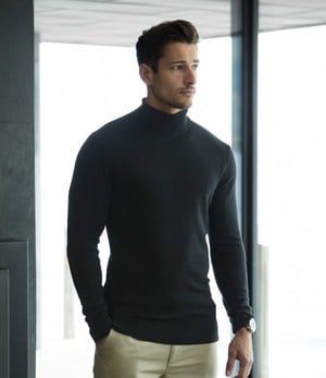 Henbury H727 - Roll Neck Sweater