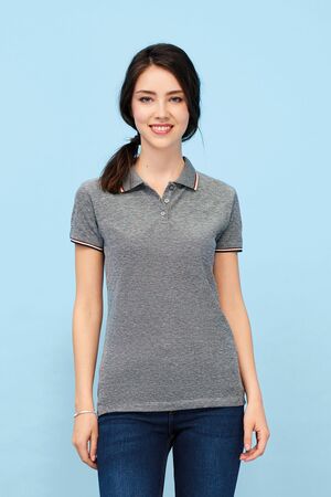 SOLS 02082 - Paname Women Polo Chiné Femme