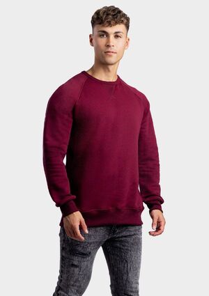 Lemon & Soda LEM3229 - Sweat Raglan Lourd avec Col Rond pour Homme