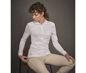 TEE JAYS TJ146 - Polo stretch manches longues femme