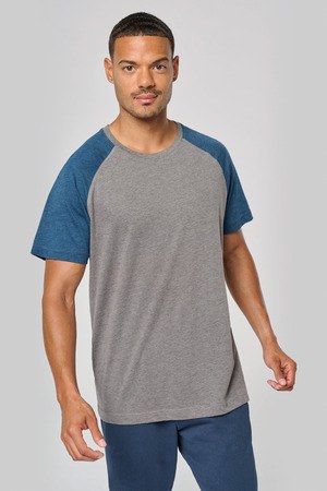 Proact PA4010 - T-shirt Triblend bicolore sport manches courtes adulte