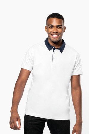 Kariban K260 - Polo jersey bicolore homme