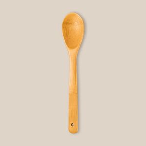 EgotierPro 39028 - Cuillère en Bambou Naturel 29,5 cm DINNER